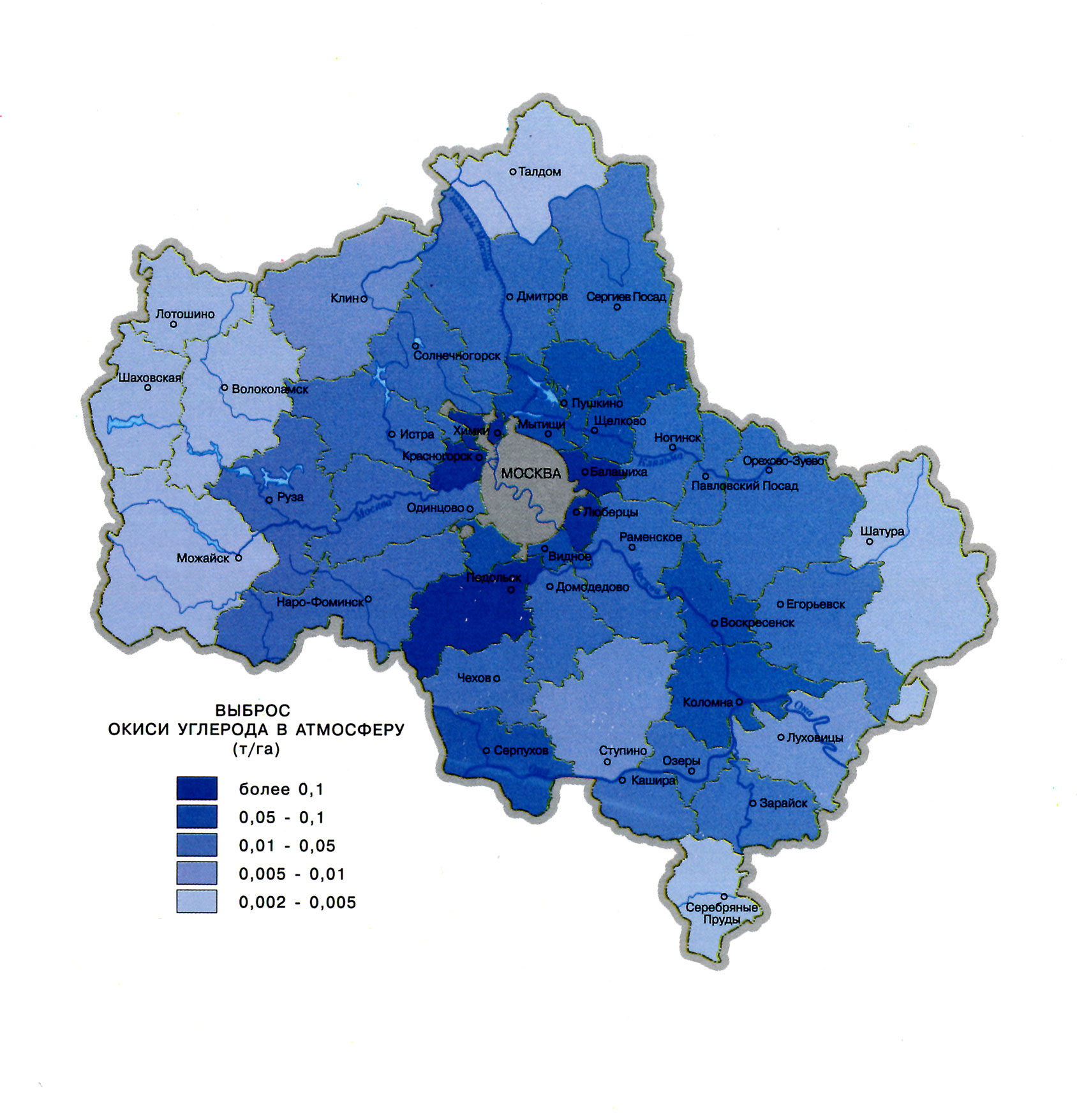 Зеленые зоны московской области