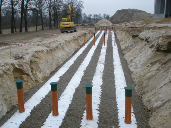 Tunnelniy montaz drenaznoy sistemi